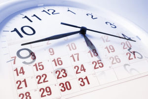 Calendar in Clock